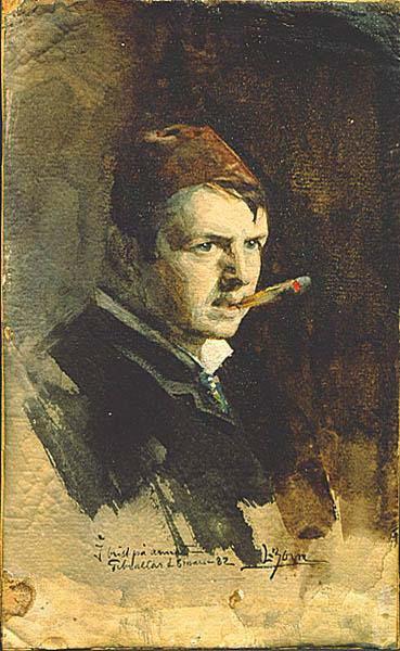 Anders Zorn Self portrait, France oil painting art